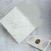 Foil Printing Frosted Acrylic Invitation with  Paper Pocket Invitation Customized 